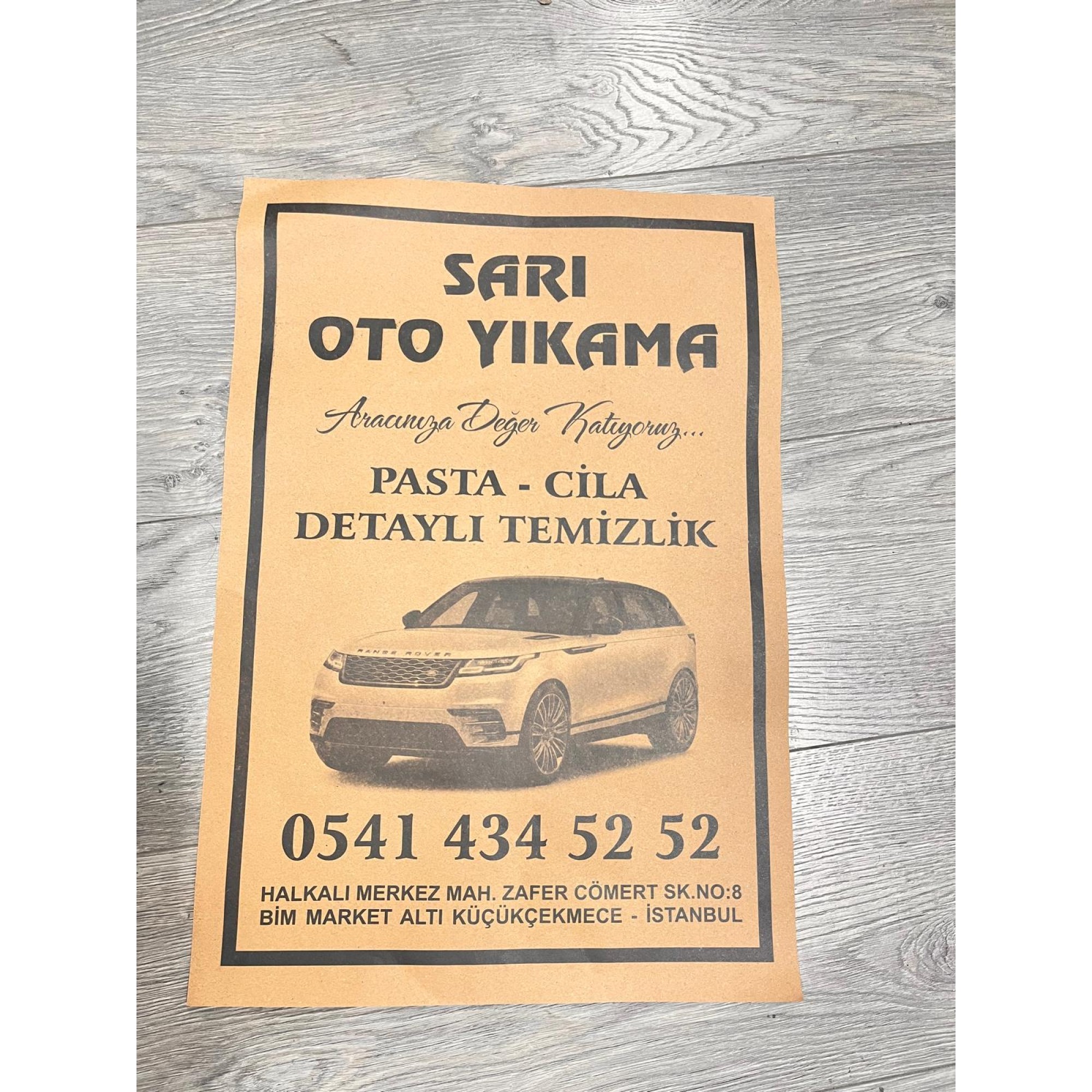 Baskılı Oto Paspas Kağıdı – 110 gr Testliner 35x50 cm (5000 Adet) Baskılı Oto Paspas Kağıdı – 110 gr Testliner 35x50 cm (5000 Adet)
